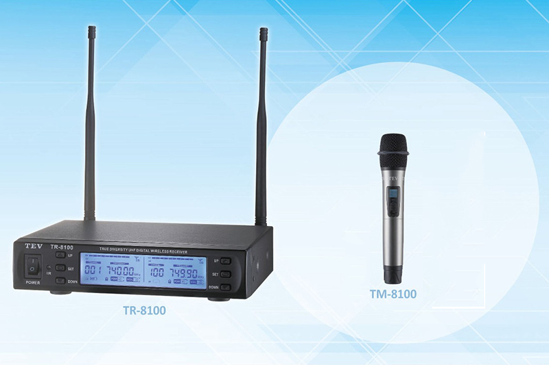 Review micro không dây TEV TR-8100 sử dụng cho loa kéo